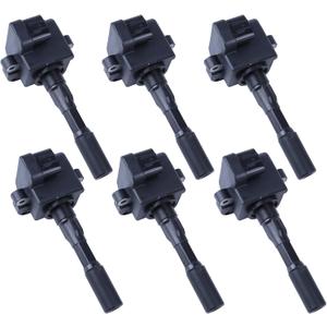 6Pcs Ignition Coils Compatible with Acura RL 1996-2004, TL 1996-1998, NSX 1995-2005 V6 3.0L 3.2L 3.5L Replacement for UF-238 30520P5GA01 30520PR7A32 30520PR7A33 30521PR7A32 30521PR7A33