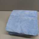 The Rag Company - Edgeless 300 - Microfiber Detailing Towels, Perfect for Removing Polishes, Sealants, and Glaze; Great for Interior Cleaning and Dirty Jobs; 300GSM, 16in x 16in, Light Blue (10-Pack)