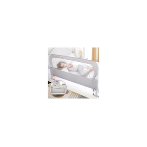 Baby Bed Rail Guard for Toddlers - 47" Toddler Bed Rails for Queen, Full, King, Twin, Crib, Bunk Size Bed Adjustable Heights & Swing Down Bedrail Extral Tall Child Safety Side Railing Guards for Kids