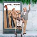 ZOMAKE Long Shoe Horn for Seniors Men,Metal Shoehorn Long handle for Boots, Shoe Spoon Helper