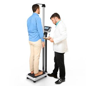 Adamson M1 Medical Digital Scale  440 lb / 200 kg Capacity  BMI & Weight Measurement with Height  Professional for Home, Hospital, & Physicians  Heavy Duty