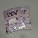 2 x Paper Cats DIY Origami Paper, 50 Sheets Cat Origami Kit for Cat Lovers to Create Cute Desk Cat Decor, Craft Kits for Adults