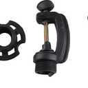 Long Hair Mannequin Head with Curly Human Hair for Hairdresser and Stylist Training, Durable Black Training Head for Hairstyling Practice