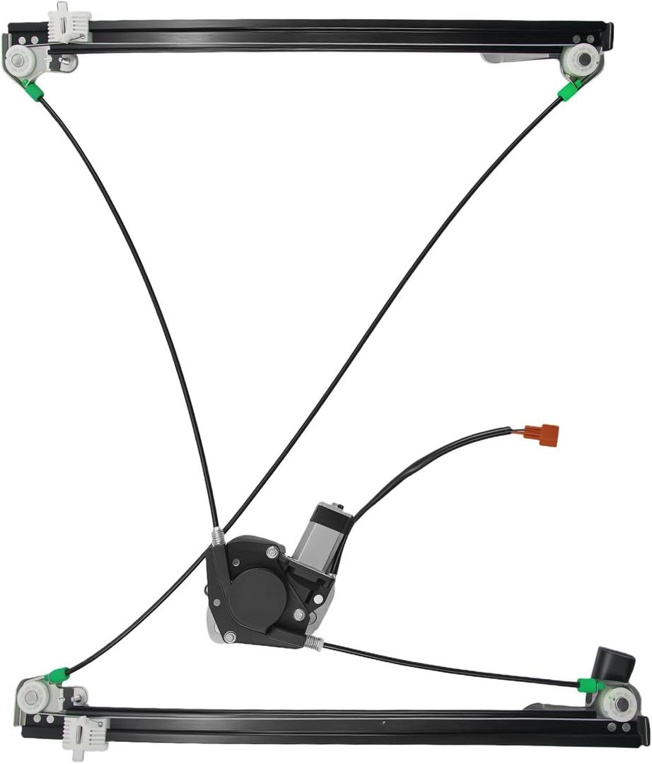 BDFHYK 741-550 Power Window Regulator with Motor Front Left Compatible with 2000 Chrysler Voyager, 1996-2000 Chrysler Town & Country, 1996-2000 Dodge Grand Caravan Caravan Plymouth Voyager