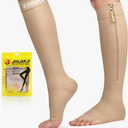Ailaka Zipper Compression Socks for Women Men, 20-30 mmHg Open Toe Compression Socks Knee High, Ted Hose Compression Stockings for Edema, Varicose Veins(Medium) : Health & Household