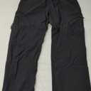 Women's Hiking Pants Quick Dry Lightweight Cargo Pants UPF 50 Water Resistant Zipper Pockets for Golf Travel Work Camping (Medium, Black)