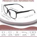 STASTEND Progressive Multifocal Anti Blue Light Reading Glasses for Women and Men Fashion Eyeglasses Frame (3 Mix C1, 1.25, multiplier_x)