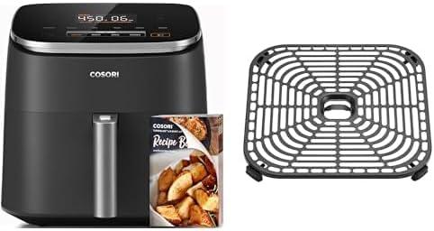 Bundle of COSORI Turboblaze 6Qt Air Fryer & COSORI Turboblaze 6Qt Air Fryer Extra Original Crisper Tray (Dark Gray) Bundle of COSORI Turboblaze 6Qt Air Fryer & COSORI Turboblaze 6Qt Air Fryer Extra Original Crisper Tray (Dark Gray)