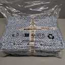 Snuggle Sac Blue Throw Blankets for Couch, Reversible Super Soft Warm Blankets Cozy Knit Blanket Fuzzy Plush Throws for Sofa, Bed, Gift, Heather Blue, 50 x 60 inches