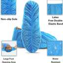 Shoe Covers Disposable 200 Pack (100 Pairs) | Non-Slip, Durable, Indoor | Protect Your Home, Floors and Shoes