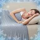 AmyHomie Cooling Blanket,90"x90"Queen Size, Summer Blankets with Double Sided Cold Effect, Arc-Chill Q-Max>0.5 Cool Fiber, Breathable Lightweight Blankets for Hot Sleepers Night Sweats