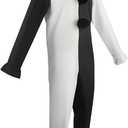 Kids Clown Costume for Kids 5Pack Jumpsuit Mask Gloves with Plastic Knife Outfit for Cosplay