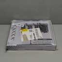 CAXXA Heavy Duty Pan Rack, Pot Lid Rack, Kitchen Cabinet Pantry Cookware Organizer Rack Holder with 5 Adjustable Dividers, Chrome (12.8 x 10.4 x 8.9 INCH)