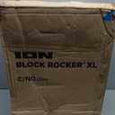 ION Block Rocker XL - Portable Bluetooth Outdoor Party Speaker, 220W, with Karaoke Microphone, Battery, 5 Speakers, Lights, Radio, USB Charging & App