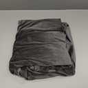 ULTICOR 7-Piece L Shape Sectional Recliner Sofa Covers, Velvet Stretch Reclining Couch Covers for Reclining L Shape Sofa, Thick, Soft, Washable (Dark Grey, 1 Console Cover)