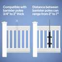 Patio Umbrella Holder Easy Installation - Space Saving Umbrella Holder Design - Outdoor Umbrella Base and Mount - Attaches to Railing Maximizing Outdoor Patio Space and Shade, Black