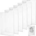 Kathfly Slatwall 6 Pack Wall Mount Sleeve 8.5 x 11 Acrylic Wall Sign Holder Mount Advertisement Frame Sign Holder Display for Office Slatwall Panels Advertisement Notice Supplies