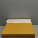 Felt Wall Tiles | Large Cork Board Alternative | Aesthetic Felt Bulletin Board for Office, Home & Classroom | Large Cork Boards for Walls Pinboard (12-Pack) | Mustard