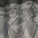 Ekouaer Women's Classic Button Down Long Satin Silk Pajama Set (Medium, White)