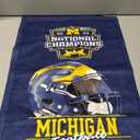 Northwest NCAA Michigan Wolverines 2023 FBC National Champions Fan Towel 2-Pack, 16" x 25", Rally Home