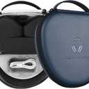 for Apple AirPods Max Case Accessory: WIWU AirPod Max Case with Sleep Mode | Airpod Max Accessories for Apple Headphones | Ultra-Slim Travel Carrying Case | Portable Storage Bag | Blue