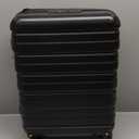 Lekesky 16 Inch Underseat Carry On Luggage Airline Approved, Small Hard Shell Suitcase with TSA Lock Spinner Wheels, Lightweight Personal Item Carry-On for Travel, Black