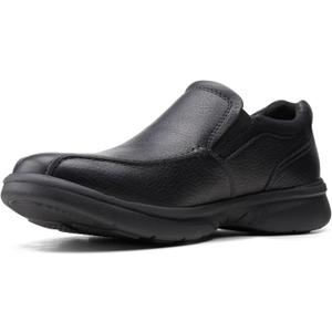 Clarks Mens Bradley Step (12 Wide, Black Tumbled)