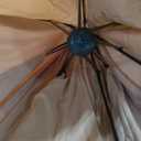 wikiwiki 10ft Patio Umbrella with Base Included, Outdoor Offset Cantilever Umbrella, Infinite Tilt, Crank and Cross Base, Tan