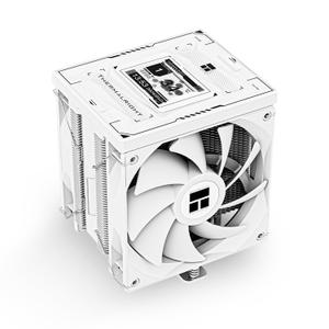 Thermalright Burst Assassin 120 Vision White CPU Cooler, 2.4inch IPS Display LCD Screen with 320x240 Resolution, Computer High Performance Radiator, for LGA1851/ 1700 and AM4/ AM5, 156mm High CPU Cooling