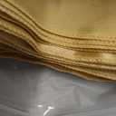 SiinvdaBZX 12 Pcs Gold Satin Table Runner 12 x 108 inches Long, Bright Smooth Satin Wedding Table Runner Decorations for Birthday Parties, Buffet, Banquets, Graduations, Engagements