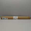 Amazon Basics Tension Curtain Rod, Adjustable 36-54" Width - Bronze, Classic Finial