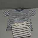Little Planet by Carter's Boy 3-Pack Tops Made with Organic Cotton, Gray Stripes, 2T