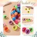 Wettarn 50 Pcs Jesus Loves You Easter Gifts Bulk Christian Bouncy Balls Rubber Jesus Loves You Bouncing Balls for Religious Easter Party Favor Basket Suffer (Tradition)