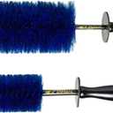 EZ Detail Big and Little Brush Combo - Wheel Rim Cleaner for Cars, Bike, Trucks, Motorcycle, and Other Vehicles - Non-Scratch Auto Detailing Tool, Easily Reaches Nook and Crannies