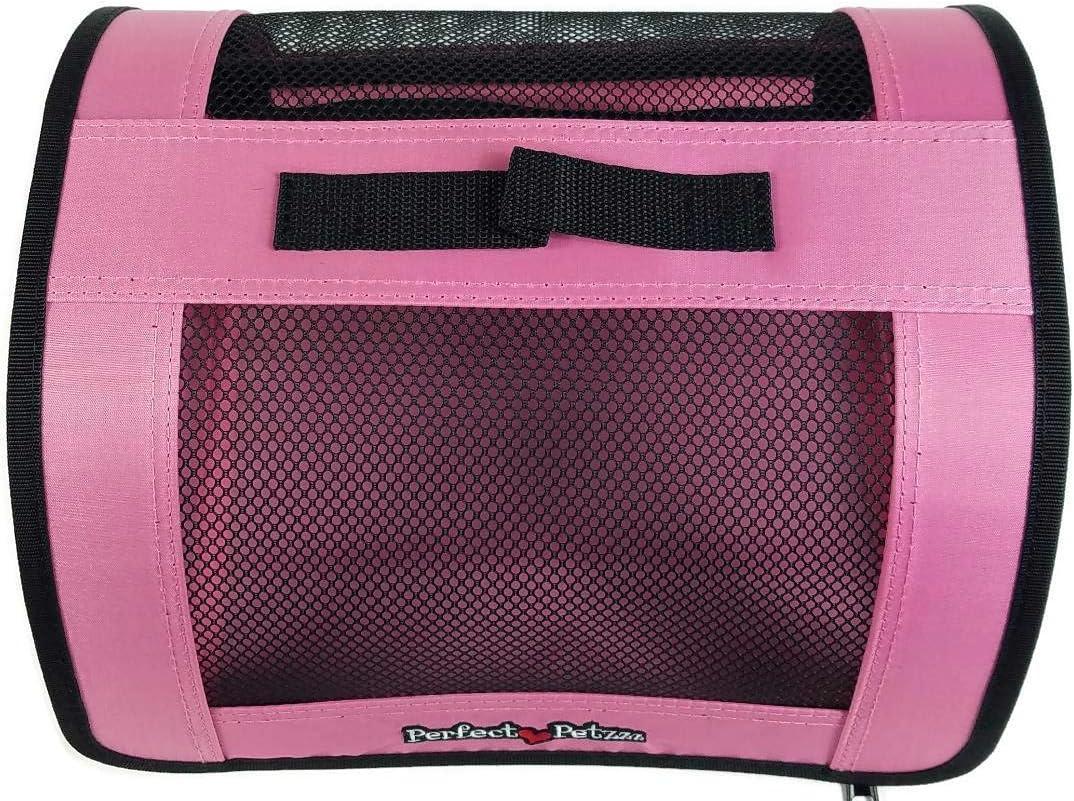 Perfect Petzzz Tote for Lifelike Stuffed Interactive Pet Dogs and Cats, Nylon and Mesh Toy Carrier for Pet Animals, Zippered Carrying Case Accessory (Pink) (Accessories)