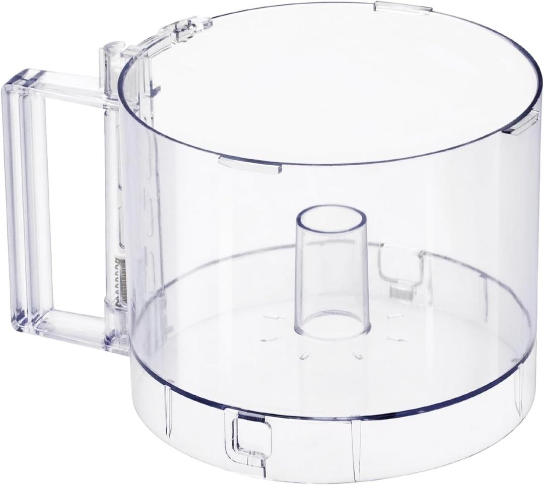 Top with 4 Locking Tabs FP-631AGTXT-1 Food Processor Work Bowl 7-Cup Compatible with Cuisinart DLC-10 Series DLC-10, DLC-10P, DLC-10SY, DLC-10SYP1, DLC-5,DFP-7,Fits DLC-117BGTXT1 Work Bowl Cover