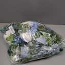 2 Pack Artificial Peony Flower Garland - 6ft Silk Peony Garland Flowers Vine Blue and White Peony Silk Flowers for Wedding Arch Party Table Decoration (Blue)