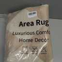 Beeiva Checkered Print Carpet Runners for Hallway 6ft, Beige Ultra Thin Washable Kitchen Runner Rug Non Slip, Moroccan Plaid Checkerboard Decor Faux Wool 2x6 Rug for Bedroom Bathroom Entryway