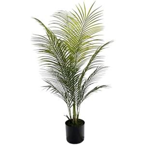 AfanD Artificial Palm Tree 4ft Tall for Home Decor, 6ft Tall, Living Room, Dining Room, Bedroom, Office, Hotel, Restaurant, Bar, Wedding, Party