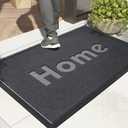 Color&Geometry Outdoor Mats for Home Entrance Heavy Duty, Front Door Mat Outside Entrance for All-Season Weather Non Slip, Welcome Mat for Front Door with Durable Rubber Backing, BLUE 24”X36”