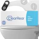 Clear Rear Bidet Attachment for Toilet  Toilet Bidet with Dual Self-Cleaning Nozzles, Adjustable Spray Pressure, Easy Installation, Hygienic Bathroom Accessory