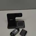 Wireless Charging Station for Apple Devices: 3 in 1 Foldable Qi Compact Case-Friendly Charger Stand for iPhone 17-12 & Apple Watch & AirPods Charging Dock for Travel Home Office Desk Nightstan