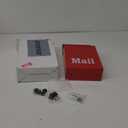 10 x 7 x 3 Inch Small Red Wall Mount Mailbox with Lock Key for Outside Apartment Porch Rust Proof Security Key Drop Box for Letters Newspapers Cards