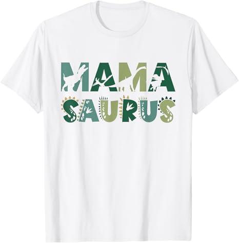 Mama Saurus Matching Family Birthday Dinosaur Men Women Kids T-Shirt XXL