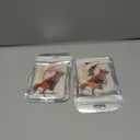 2 x Christmas Tree Decorations, Acrylic Animal Christmas Ornaments, Home Decoration, Party Decoration, Small Animals on The Moon (Moon Fox)