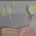 Baby Girl Birthday Dress Sleeveless Backless Princess Tutu Dress Toddler Cake Smash Party Photo Shoot Tulle Dresses (3-4T, Rainbow)