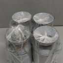 4 Pack Metal Flower Vase, Galvanized Metal Milk Can, French Rustic Milk Jug Planter, Farmhouse Decorative Flower Vase, Farmhouse Metal Vases for Home, Fireplace, Cabinet, Bathroom Decor