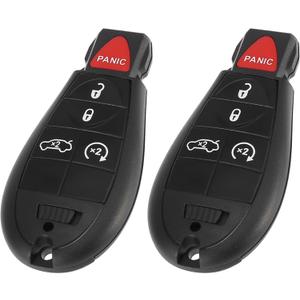 X AUTOHAUX 2pcs 433Mhz Replacement Keyless Entry Remote Car Key Fob for Dodge Dart 13-16 M3N32297100