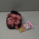 AISI QUEENS Hat Wig Hat with Hair Attached for Women Cap with Hair Attached for Women Baseball Cap Wig Extensions Short Wave Synthetic Adjustable for Daily Use (16 Inch, Pink)