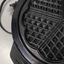 Mueller Heart 5 Waffle Maker, Waffle Iron, Adjustable Browning Control & Nonstick, Cool Touch Handle, Easy to Clean, Small Kitchen Appliances
